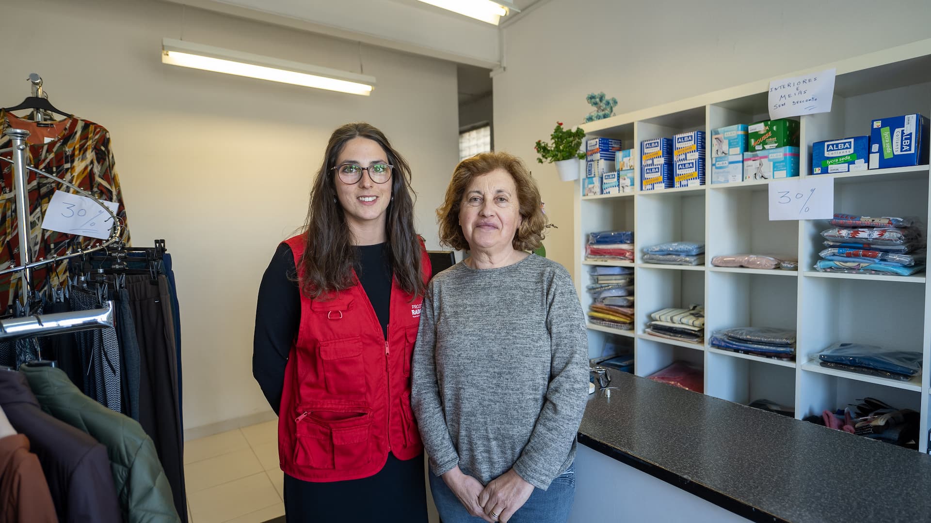 Maria dos Anjos e voluntária do Radar